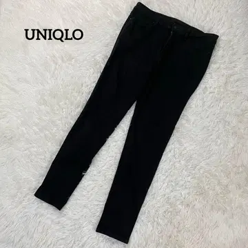 UNIQLO 울트라 스트레치 청바지 32 사이즈 블랙 무지 2305