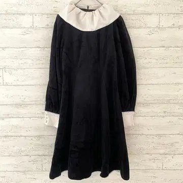 티티앤코 시스터 원피스 [ S ] 벨로아 레이스 걸리시 소녀