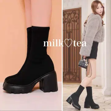 새상품 박스형 Rady 삭스 숏부츠 블랙 L 사이즈