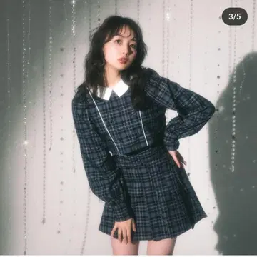 깃없는 버블 체크 셋업