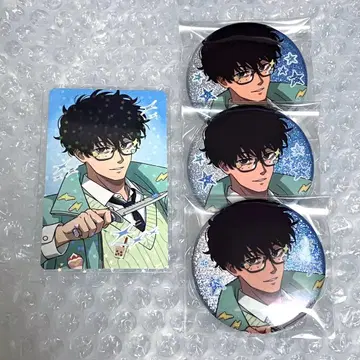 사카모토 데이즈 세바 나츠키 글리터 캔뱃지 특전 카드 세트