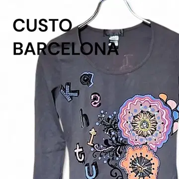 CUSTO BARCELONA 크로스 바르셀로나 여성용 티셔츠 M