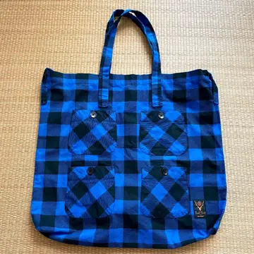 BEAMS BOY 별주 South2 West8 버팔로 체크 백