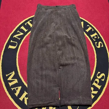 90s00s 트위드 슬랙스 더블 2턱 와이드 초와이드