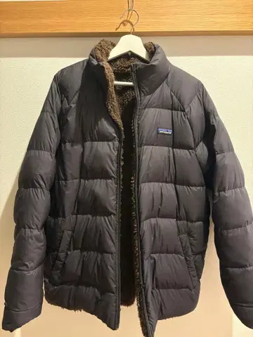 파타고니아 사이렌트 다운 자켓 다운 플리스 리버서블