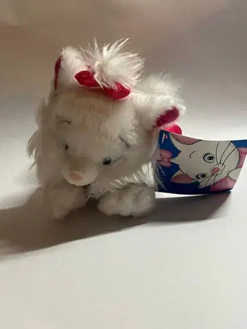 헤이세이 레트로 디즈니 마리 봉제 인형 택 포함 눕기