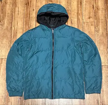 다운 자켓 LL 사이즈 청록색 계열