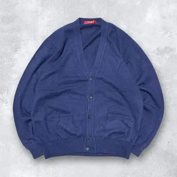 캐시미어 100% LeCENT 브이넥 가디건