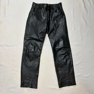 새상품급 schott usa제 가죽 팬츠 vintage 90s-