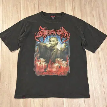 지면사들 T셔츠 Netflix 흑먹색 ARUMANA