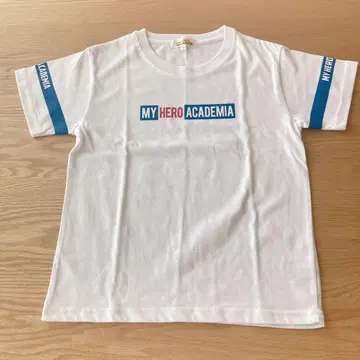 미사용 새상품 나의 히어로 아카데미아 반팔 T셔츠 화이트 키즈 어린이