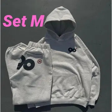 9090 90 로고 오리지널 후드 셋업 M