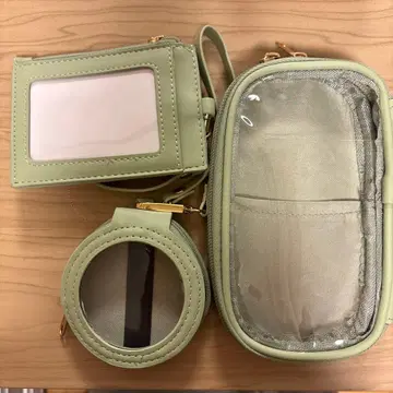 아크릴 스탠드 파우치 캔뱃지 홀더 트레이딩 카드 홀더