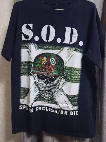 [ 초레어 ] S.O.D. SPEAK ENGLISH OR DIE 티셔츠
