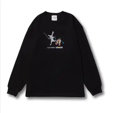 VR x EXCALIBUR L/S TEE / BLACK