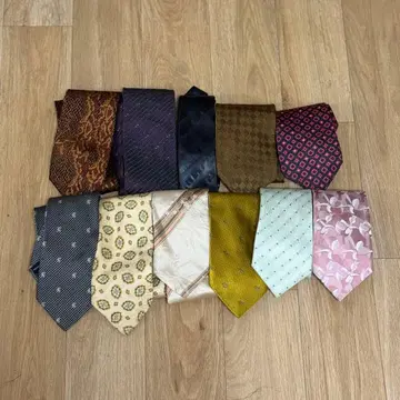 빈티지 넥타이 11개 묶음 판매