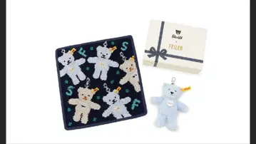 새상품 Steiff x Feiler 콜라보 손수건 슈타이프