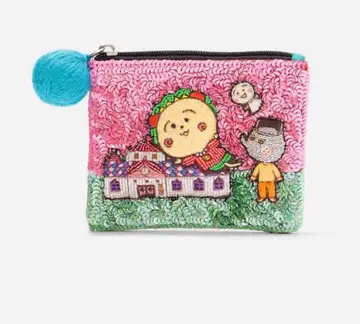 [ 미사용 새상품 ] 코지코지 이세탄 콜라보 스팽글 파우치