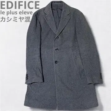 [캐시미어] EDIFICE 체스터 코트 캐시미어 혼방 이탈리아제