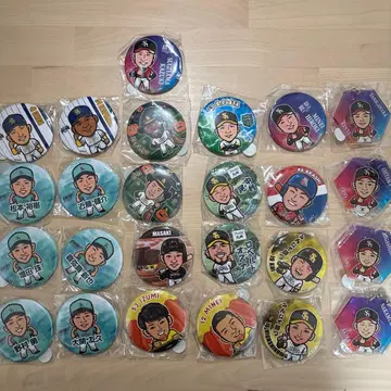 소프트뱅크 호크스 와카타카 가챠 캔 배지, 아크릴 키링 세트