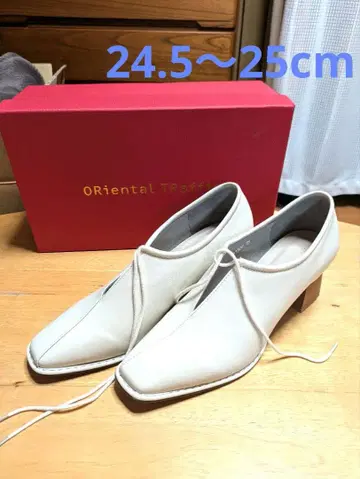 새상품급 ORiental TRaffic 우드힐 갑이 깊은 펌프스 39