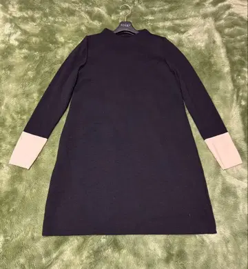 FOXEY 니트 원피스 42 블랙 베이지