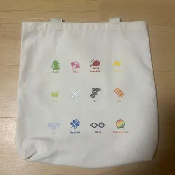 컬러풀 피치 토트백 아베일