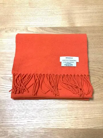 Johnstons for UNITED ARROWS 머플러 오렌지