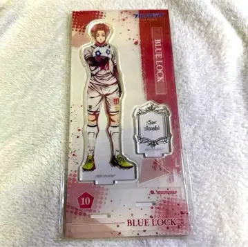 블루 록 이토시 사에 금박 아크릴 스탠드