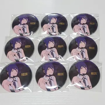 체인소 맨 신작 일러스트 트레이딩 금박 캔뱃지 레제