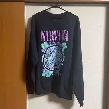 NIRVANA 그래픽 프린트 맨투맨 XL