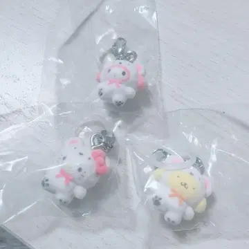 푹신푹신 스노우 캡슐 토이 마이멜로디 폼폼푸딩 키티