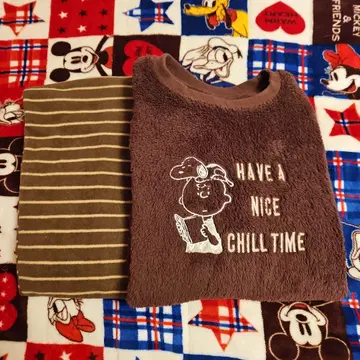 유니클로 스누피 룸웨어 2 S