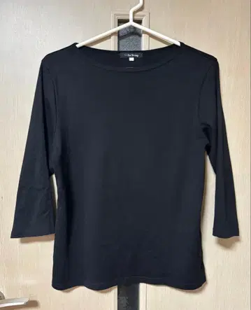 Y's for living 7부 소매 보트넥 티셔츠