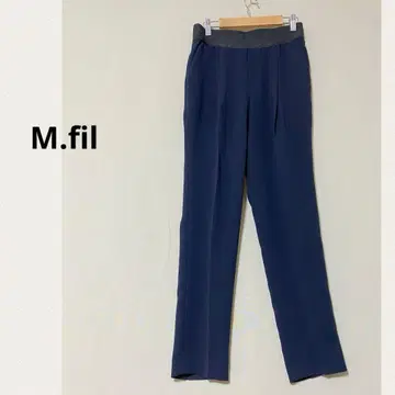 M.fil 엠 필 이지 트라우저 팬츠 네이비 40