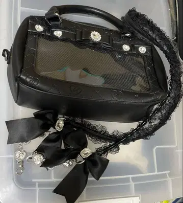 마시로 아리스 이타백 리본 숄더 포함 시마무라 콜라보 블랙