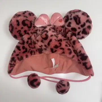 디즈니 팬캡 미니 레오파드 무늬