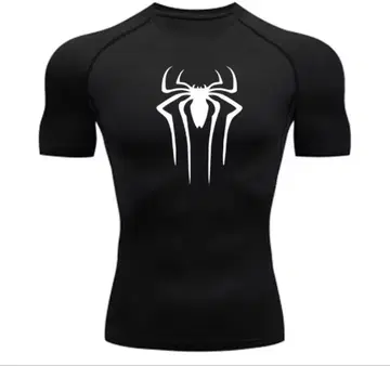 스파이더맨 로고 T셔츠 블랙