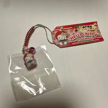 레어 지역 한정 헬로키티 스트랩 도치기 한정 딸기 따기 버전