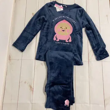 코비토즈칸 룸웨어 L 네이비 파자마 복슬복슬