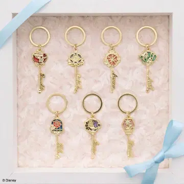 제일복권 디즈니 프린세스 메탈 키 참 7종 컴플리트 세트