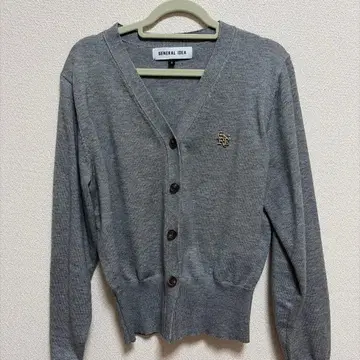 GENERAL IDEA 그레이 V넥 가디건 S
