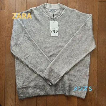 ZARA 베이지 크루넥 니트 S