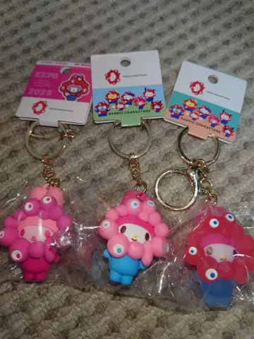 만박 산리오 미야쿠미야쿠 키링 3개 세트