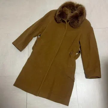 J&R 제이앤알 롱 코트 퍼 포함 여성용 S