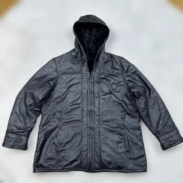 담요에 싸인 듯한 따뜻함! 후드 부착 가죽 자켓