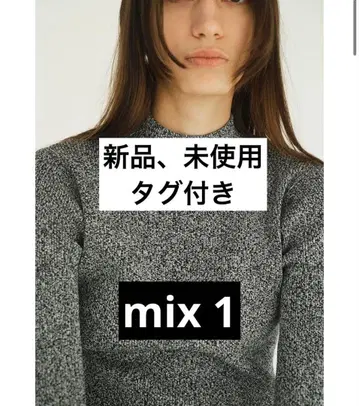 CLANE H/N RIB KNIT TOPS mix 1