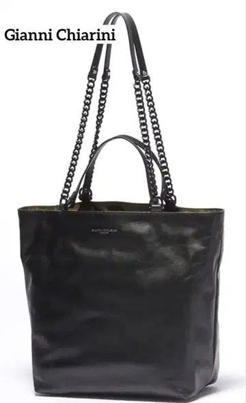 지아니카리니 토트백 가이아 가죽 체인 숄더