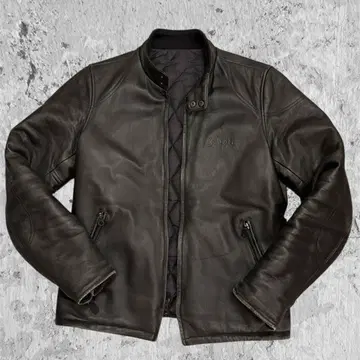Schott 라무 가죽 자켓 S