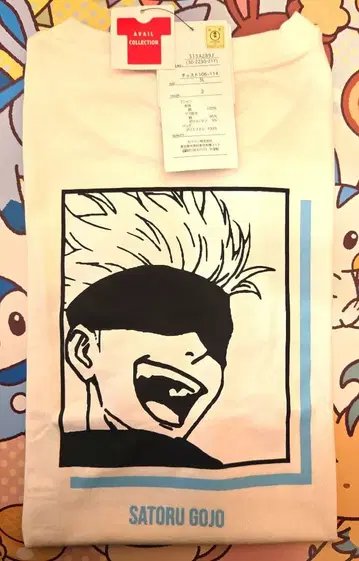 [ 174 ] 새상품 주술회전 아베일 Avail T셔츠 고죠 사토루 3L